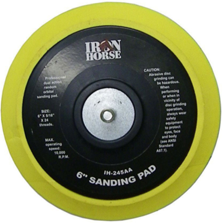 WOOD INDUSTRIES SANDING PAD 6 IN IH-245AA